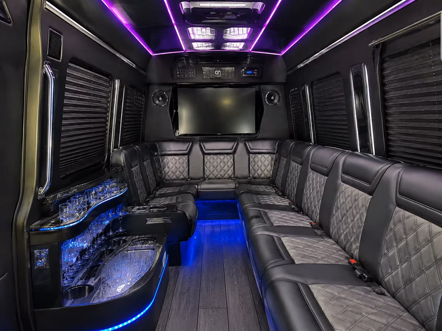 glendale airport transportation onboard seating