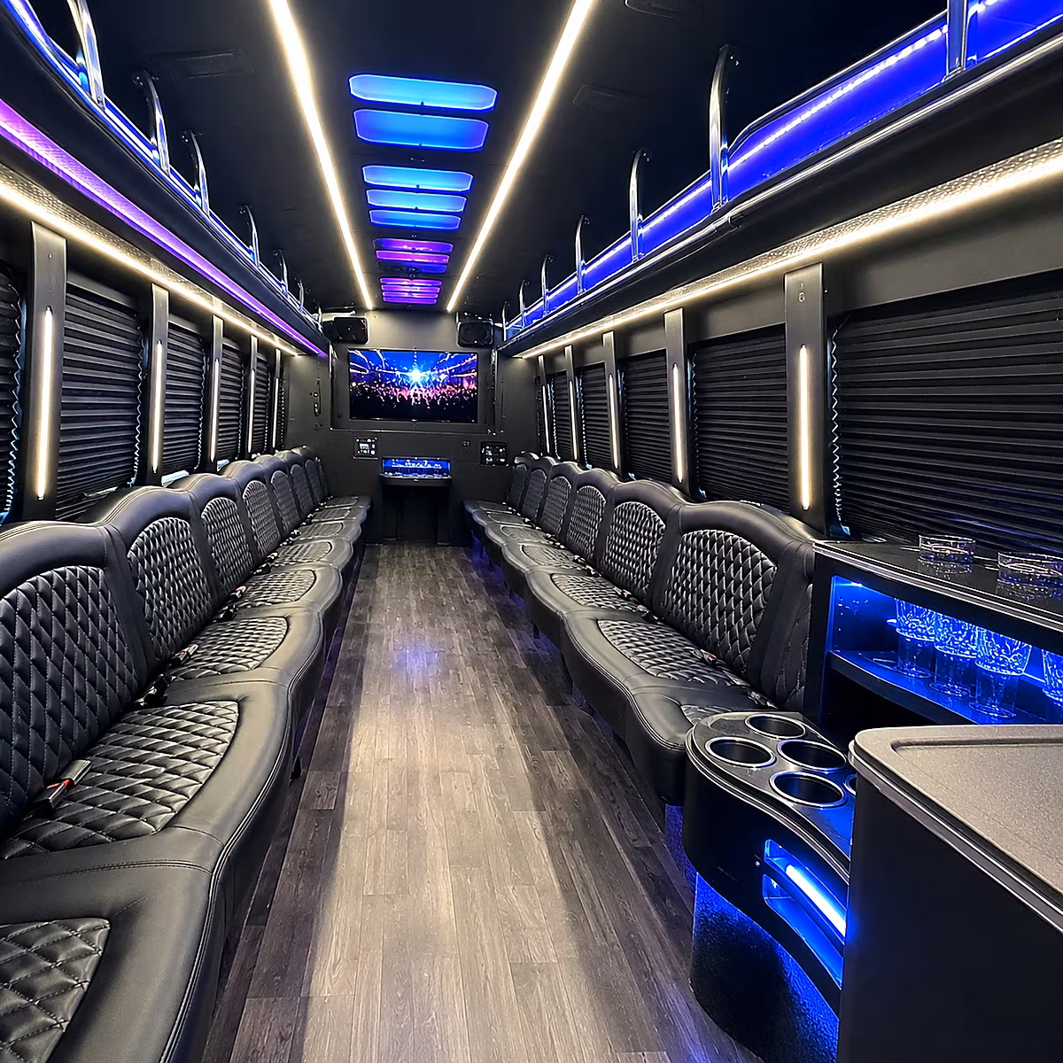 glendale sporting event party bus rental